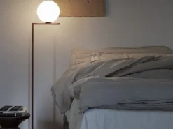 Flos IC F1 golvlampa, krom