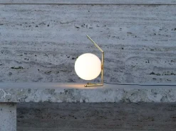 Flos IC T1 bordslampa, låg, 24K guld