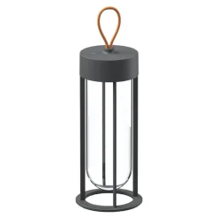 Flos In Vitro Unplugged lampa, antracit