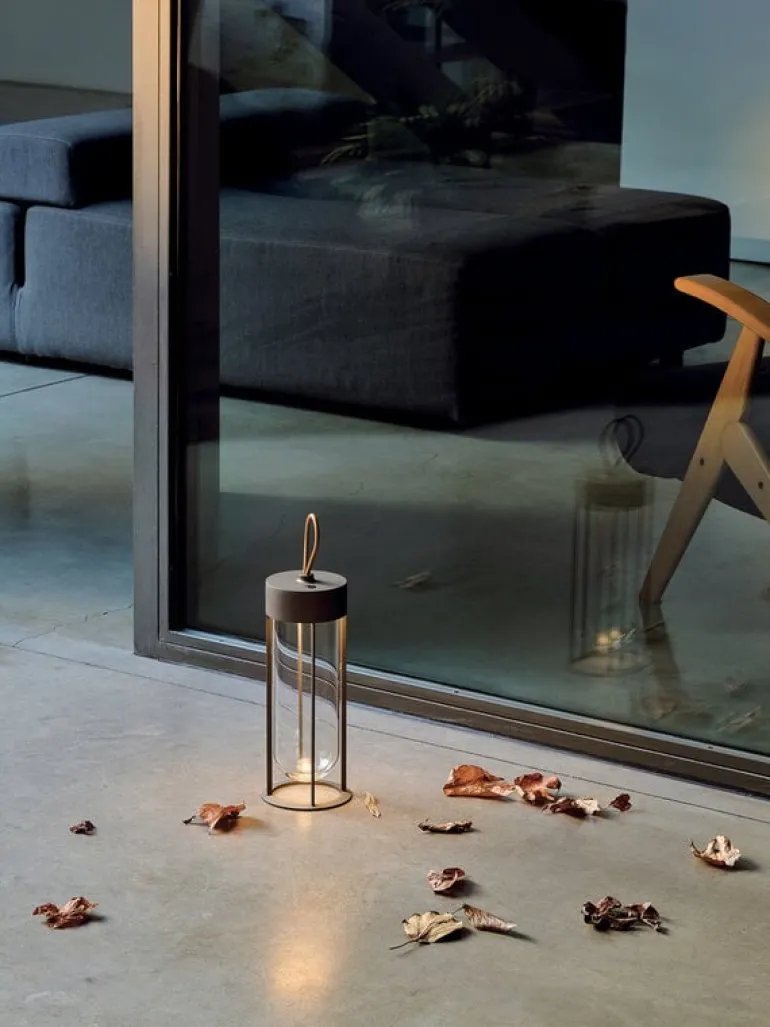 Flos In Vitro Unplugged lampa, antracit