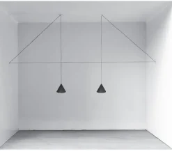 Flos String Light Cone Head lampa, 12 m sladd