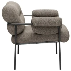 Fogia Bollo loungefåtölj, Main Line Flax 26 - svart