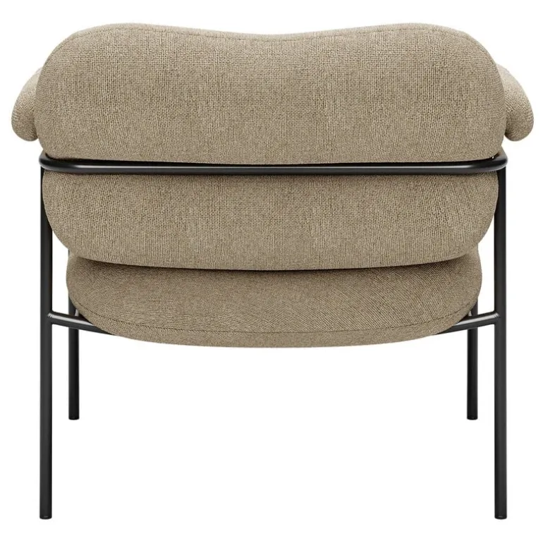 Fogia Bollo loungefåtölj, Main Line Flax 20 - svart