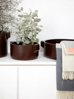 Fogia Keramiktallrik, brun