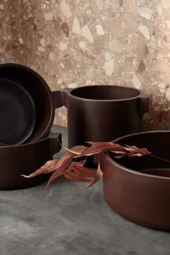 Fogia Keramiktallrik, brun