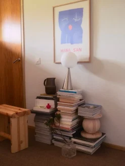 FontanaArte Bilia bordslampa, nickel