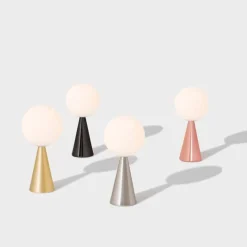 FontanaArte Bilia Mini bordslampa, blank koppar