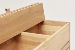 Form & Refine A Line förvaringsbänk, 111 cm, vit ek