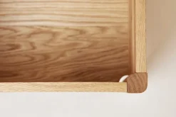 Form & Refine A Line förvaringsbänk, 111 cm, vit ek