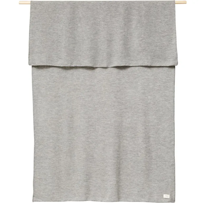 Form & Refine Aymara pläd, 190 x 130 cm, ljusgrå