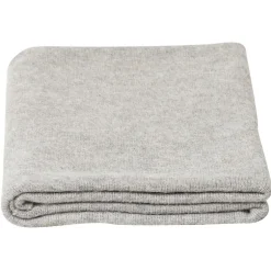 Form & Refine Aymara pläd, 190 x 130 cm, ljusgrå