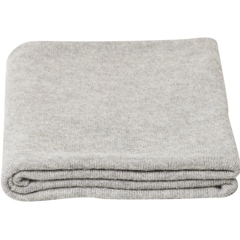Form & Refine Aymara pläd, 190 x 130 cm, ljusgrå