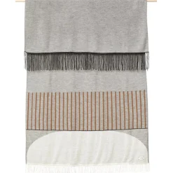 Form & Refine Aymara pläd, 190 x 130 cm, grått mönster