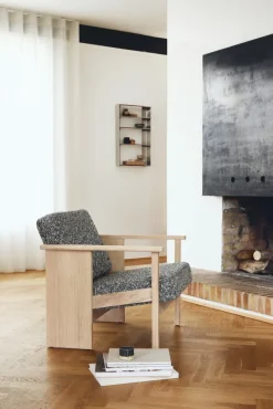 Form & Refine Block fåtölj, oljad ek - Kvadrat Zero 0004