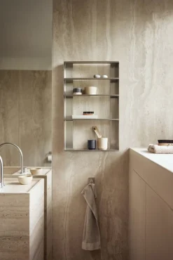 Form & Refine Taper vägghylla, rostfritt stål