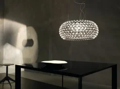 Foscarini Caboche Plus pendellampa, stor, dimbar, klar