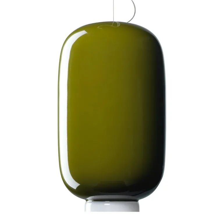 Foscarini Chouchin 2 pendellampa, grön