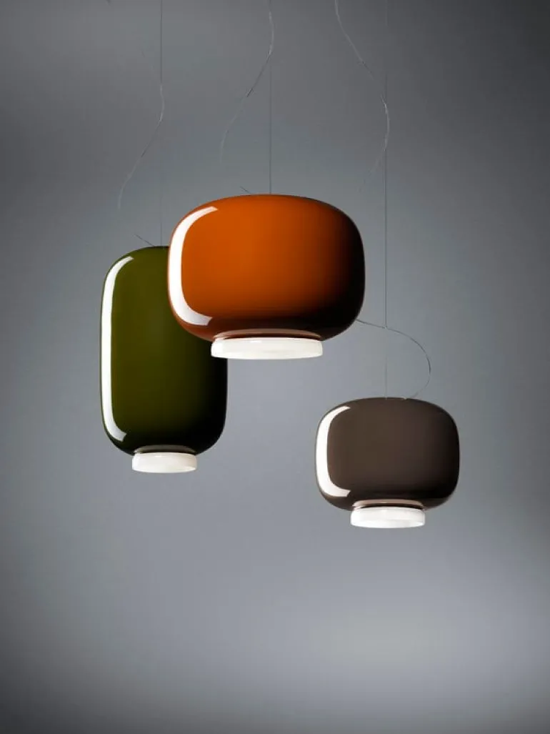 Foscarini Chouchin 2 pendellampa, grön