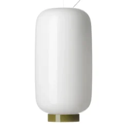 Foscarini Chouchin Reverse 2 pendellampa, vit - grön