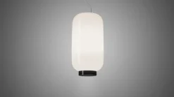 Foscarini Chouchin Reverse 2 taklampa, vit - svart