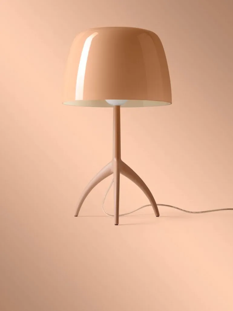 Foscarini Lumiere Nuances bordslampa, stor, Cipria