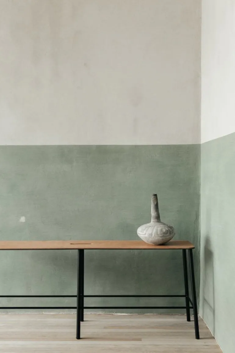 Frama Adam bänk, 120 cm, ek - mattsvart