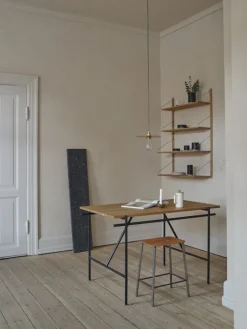 Frama Circle Shade M hänglampa, 25 cm, mässing