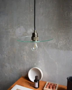 Frama Circle Shade M hänglampa, 25 cm, klart glas