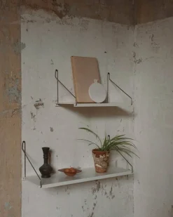 Frama D27 hylla, 60 cm, varmvitt stål