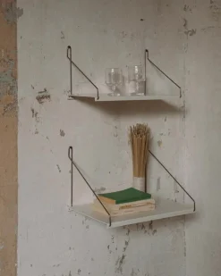 Frama D20 hylla, 40 cm, varmvitt stål