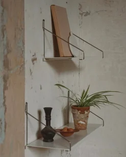 Frama D20 hylla, 40 cm, varmvitt stål