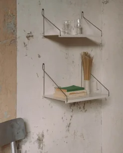 Frama D20 hylla, 40 cm, varmvitt stål