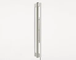 Frama Eiffel Double vägglampa, 100 cm, rostfritt stål