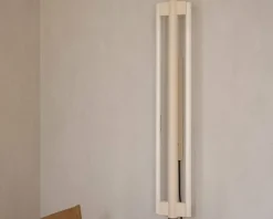 Frama Eiffel Double vägglampa, 100 cm, kräm