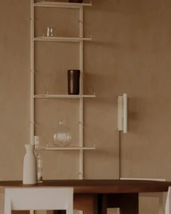 Frama Eiffel Single vägglampa, 30 cm, gräddvit