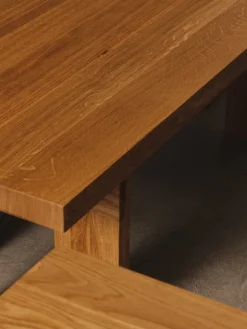 Frama Farmhouse kvadratiskt bockbord, 120 x 120 cm, naturek