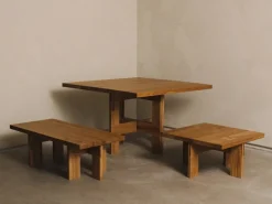 Frama Farmhouse kvadratiskt bockbord, 120 x 120 cm, naturek