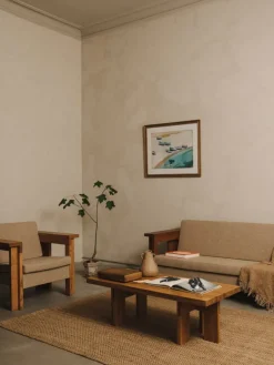 Frama Farmhouse rektangulärt soffbord, 105 x 52 cm, naturek