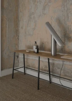 Frama T-Lamp bordslampa, borstat stål