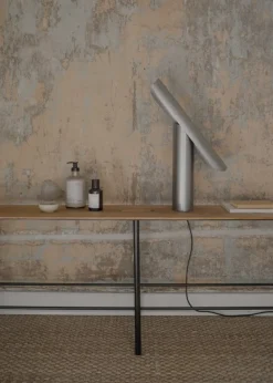 Frama T-Lamp bordslampa, borstat stål