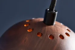 Frandsen Ball, pendellampa, 12 cm, valnöt