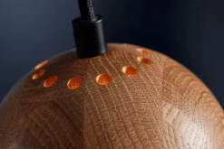 Frandsen Ball, pendellampa, 12 cm, ek