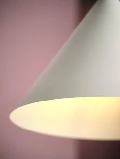 Frandsen Benjamin, pendellampa, 30 cm, matt vit