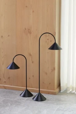 Frandsen Grasp, portabel bordslampa, 47 cm, mattsvart