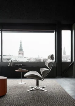 Fredericia Corona-stol, borstad krom - Gabriel Capture 4101