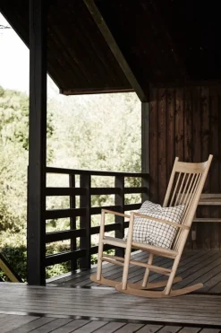 Fredericia J16 gungstol, såpad ek