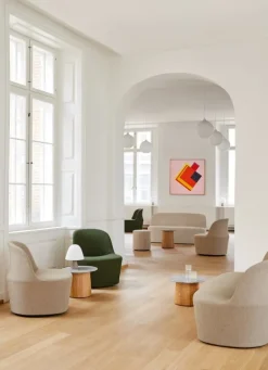 Fredericia Niveau soffbord, 45 cm, oljad ask - Tundra Grey