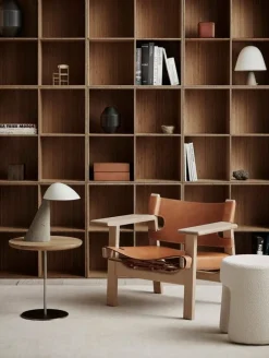 Fredericia Spanish Chair, konjaksfärgat läder - såpad ek