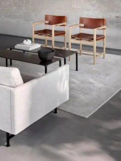 Fredericia The Spanish Dining Chair med armstöd, cognac läder - oljad ek