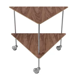 Fritz Hansen AJ serveringsvagn, valnöt